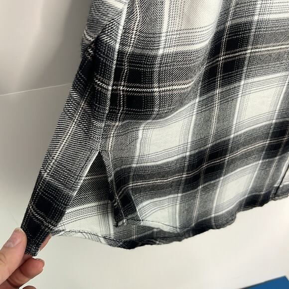 Womens Lucky Brand Plaid Shirt Size Medium - Picture 5 of 7